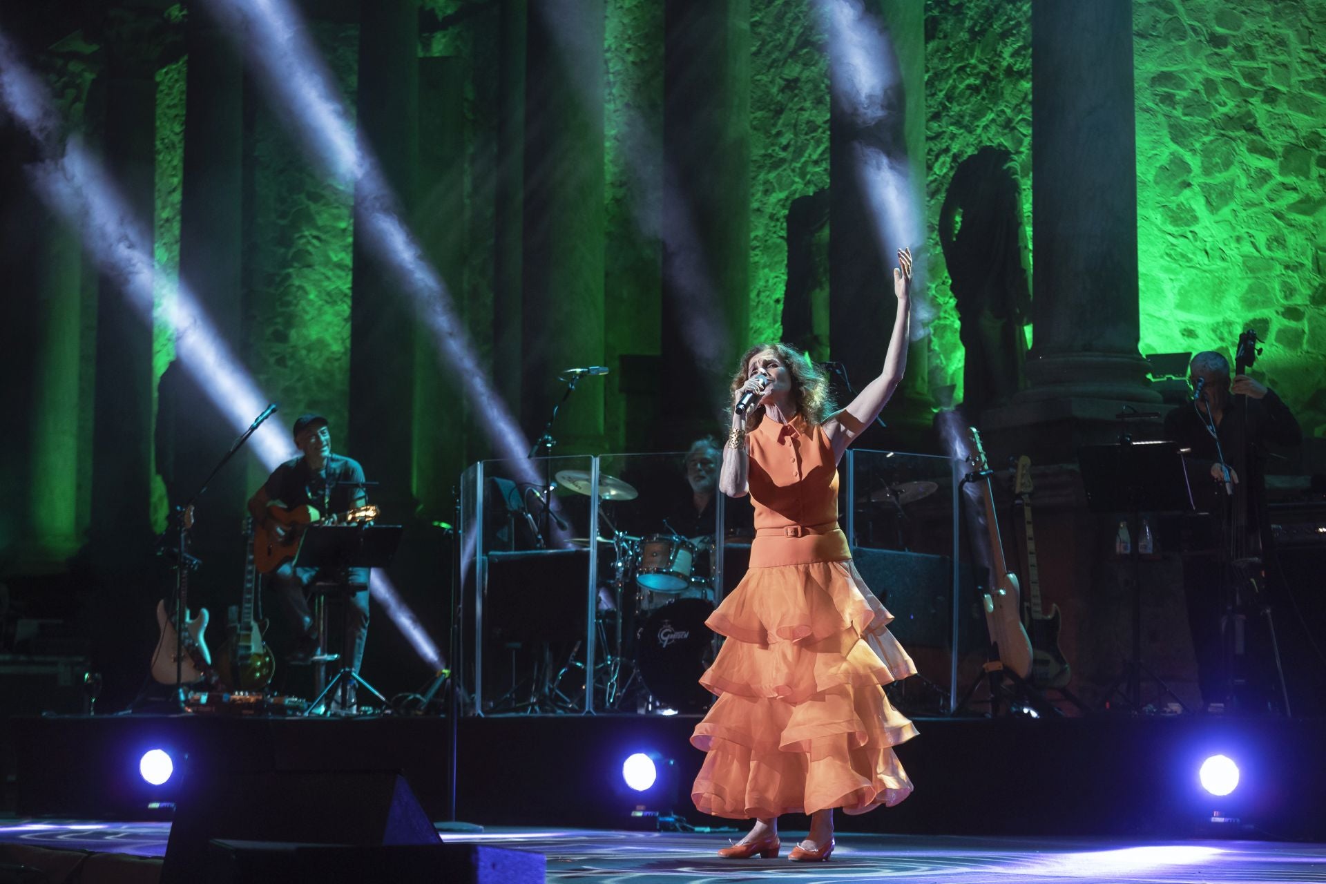 Fotos | Así fue la actuación de Ana Belén en el Teatro Romano