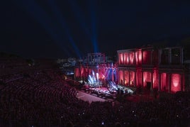 Fotos | Así fue la actuación de Ana Belén en el Teatro Romano