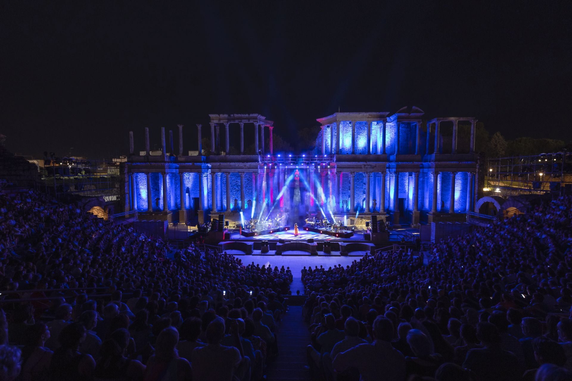 Fotos | Así fue la actuación de Ana Belén en el Teatro Romano