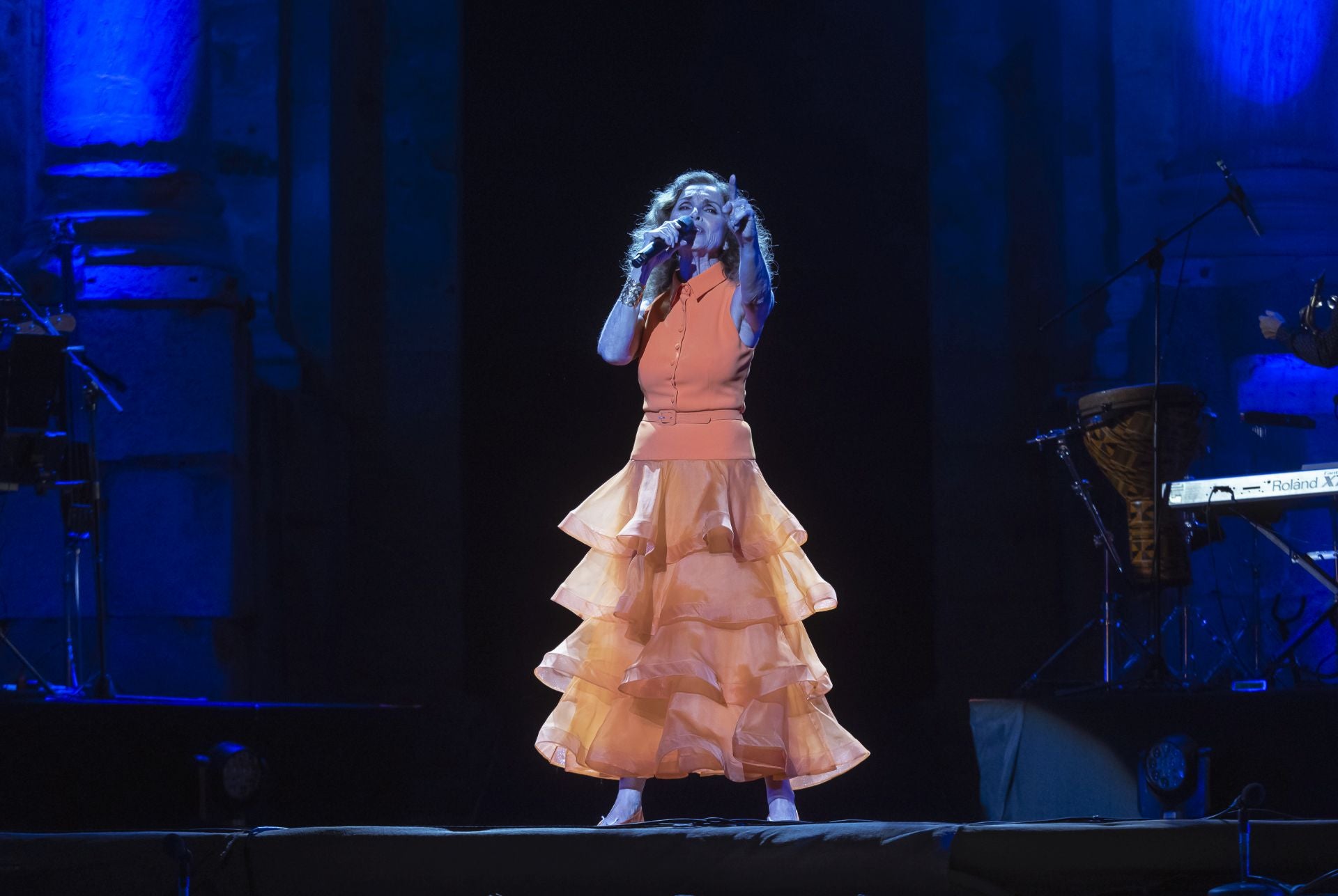 Fotos | Así fue la actuación de Ana Belén en el Teatro Romano