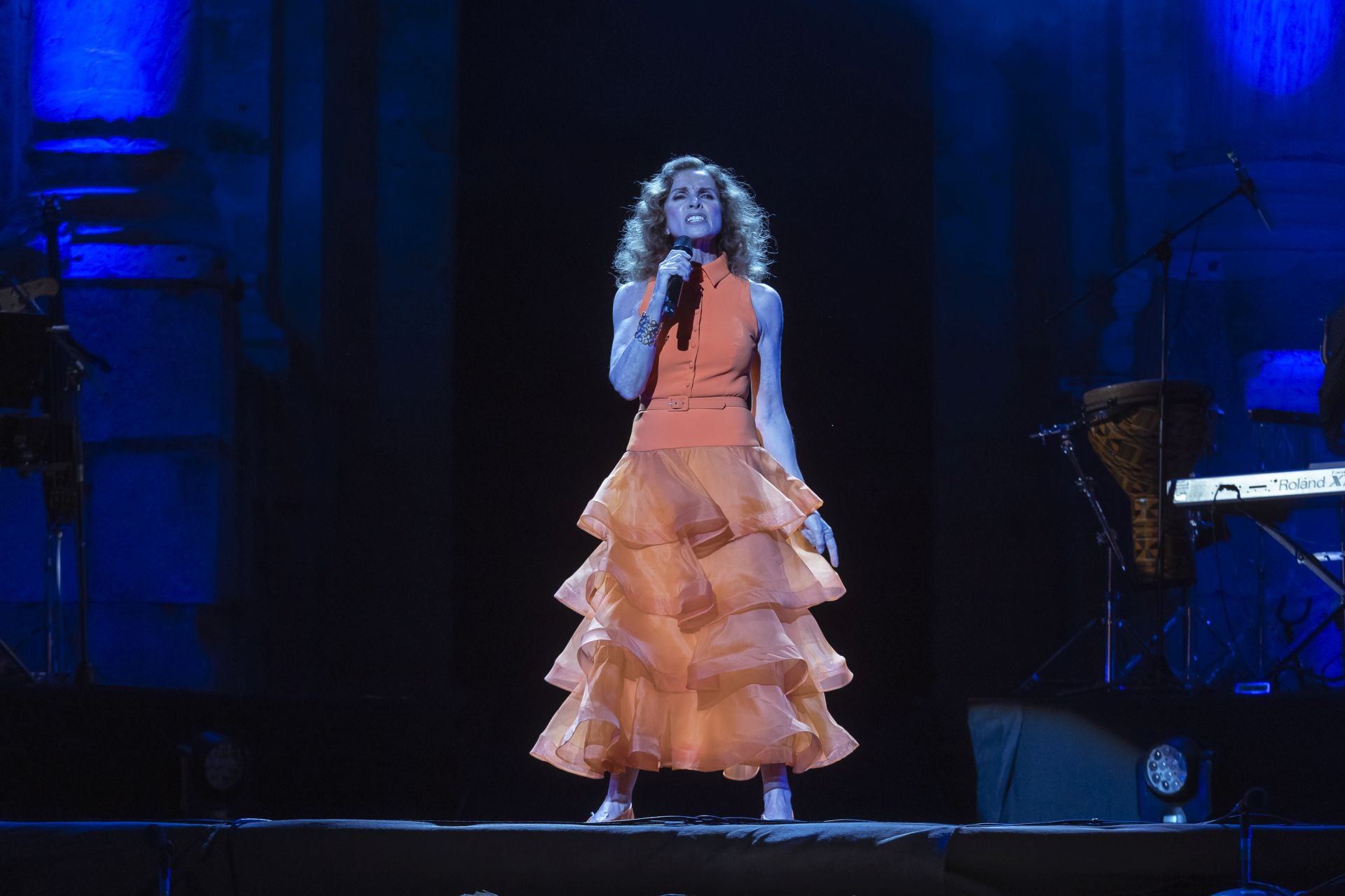 Fotos | Así fue la actuación de Ana Belén en el Teatro Romano