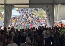 La jornada consiguió reunir a miles de personas llegadas de toda Extremadura, así como de distintos puntos de España y Portugal