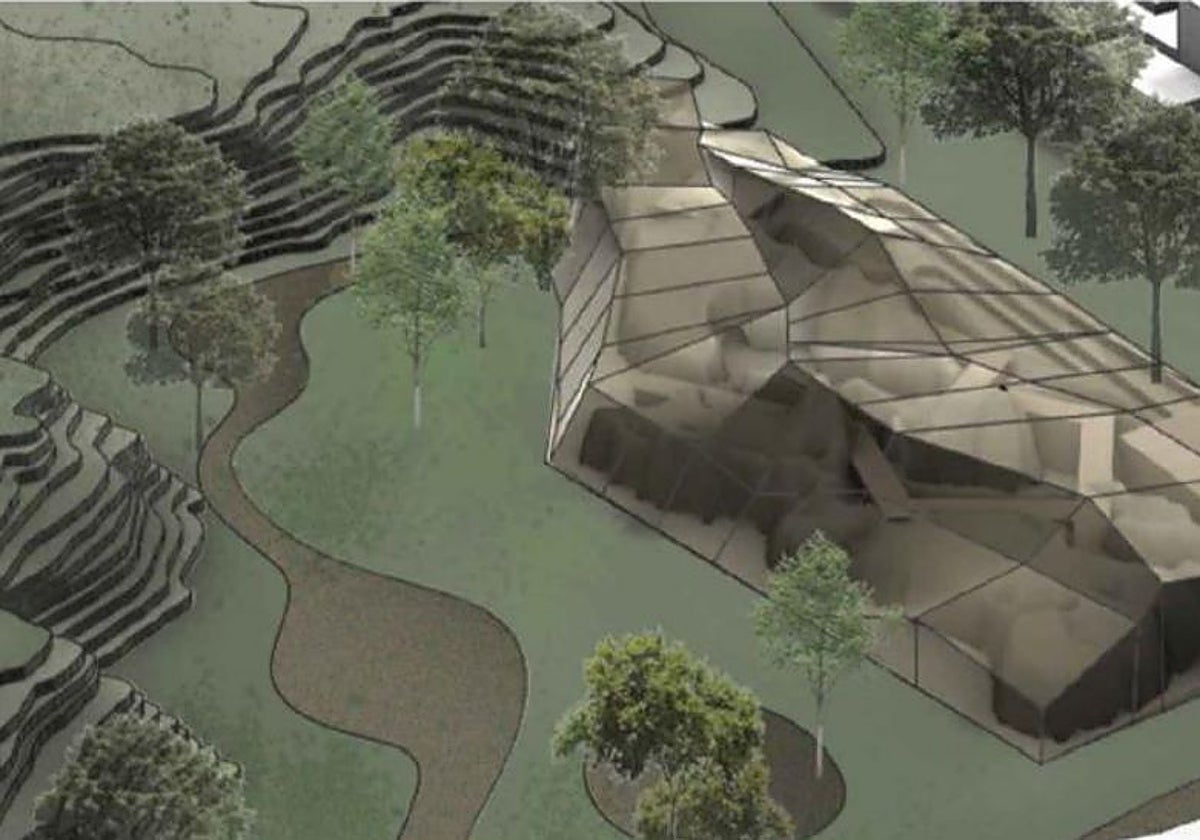 Imagen de la Neocueva incluida en el proyecto constructivo.