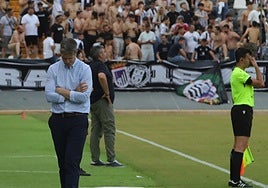 David González en primer término, con Juan García al fondo.