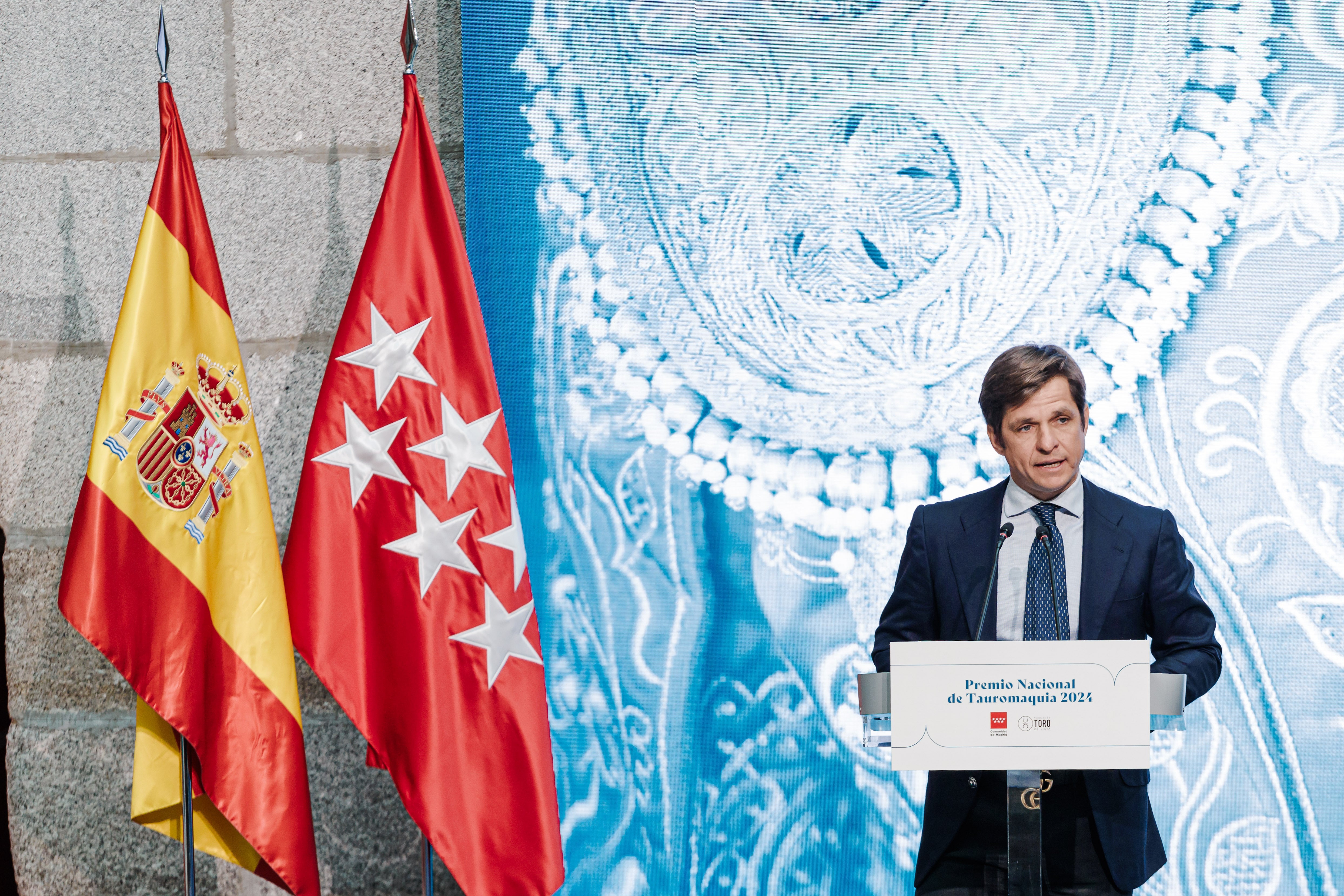 El Juli agradece el Premio Nacional de Tauromaquia recibido el pasado mes de enero.