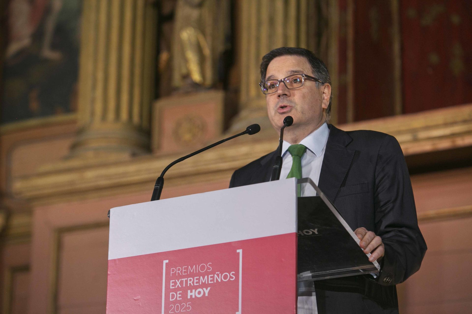José Orantos durante su intervención en la gala.