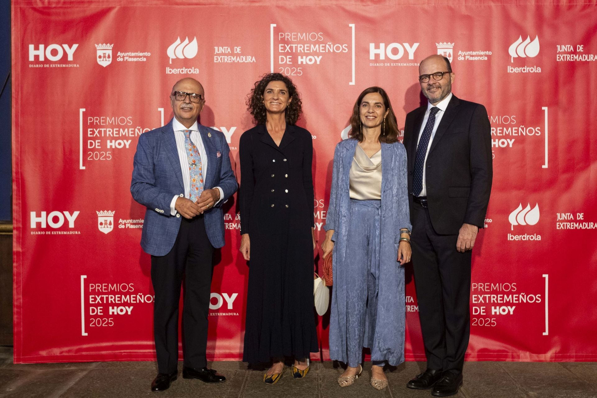 Pedro Hidalgo, María de la Oliva Cid, Eva Lozano y Justiniano Cortés.