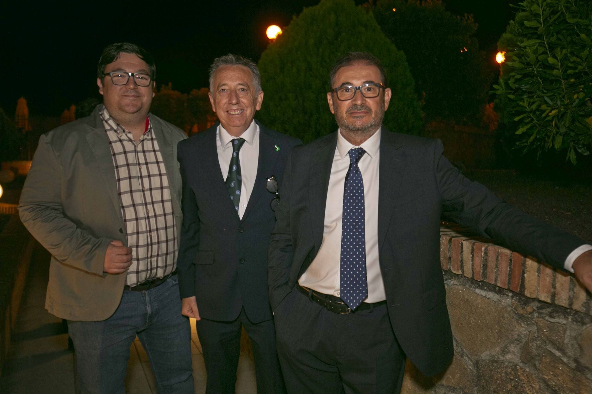 Carlos Pino, Raúl Haba y Antonio Tinoco.