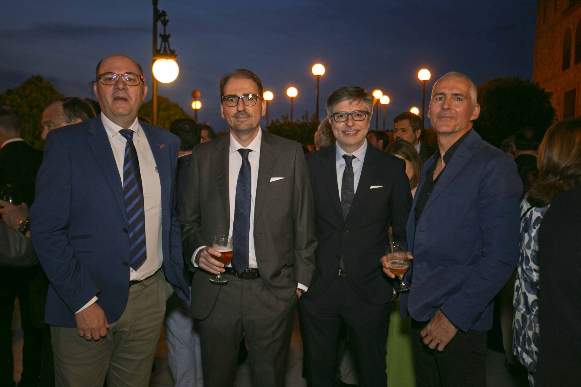 Celestino J. Vinagre, Claudio Mateos, Pablo Calvo y Juan López-Lago.