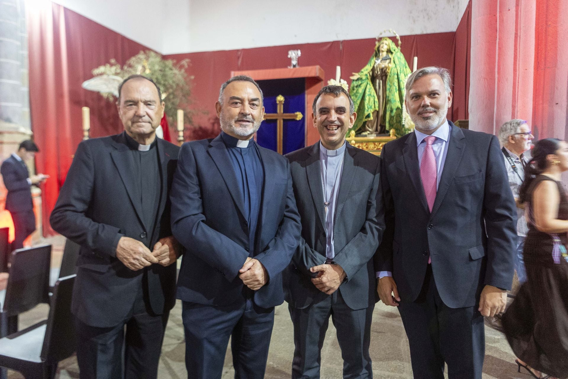 Antonio Luis Galán, Jesús Sánchez Adalid, Ernesto Brotons y Fernando Pizarro