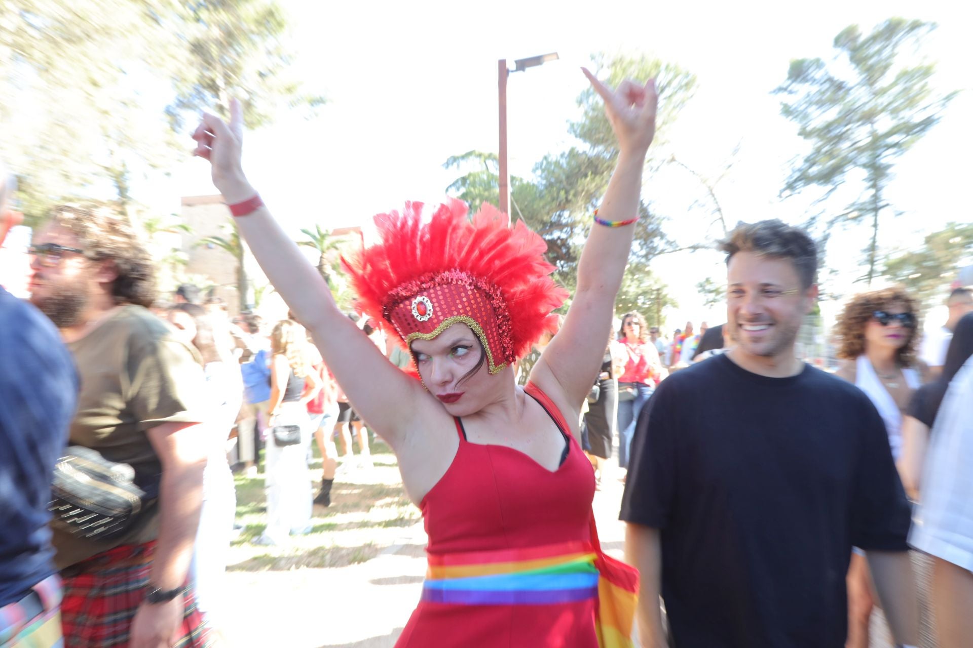 Las mejores imágenes de la fiesta de Los Palomos en Badajoz
