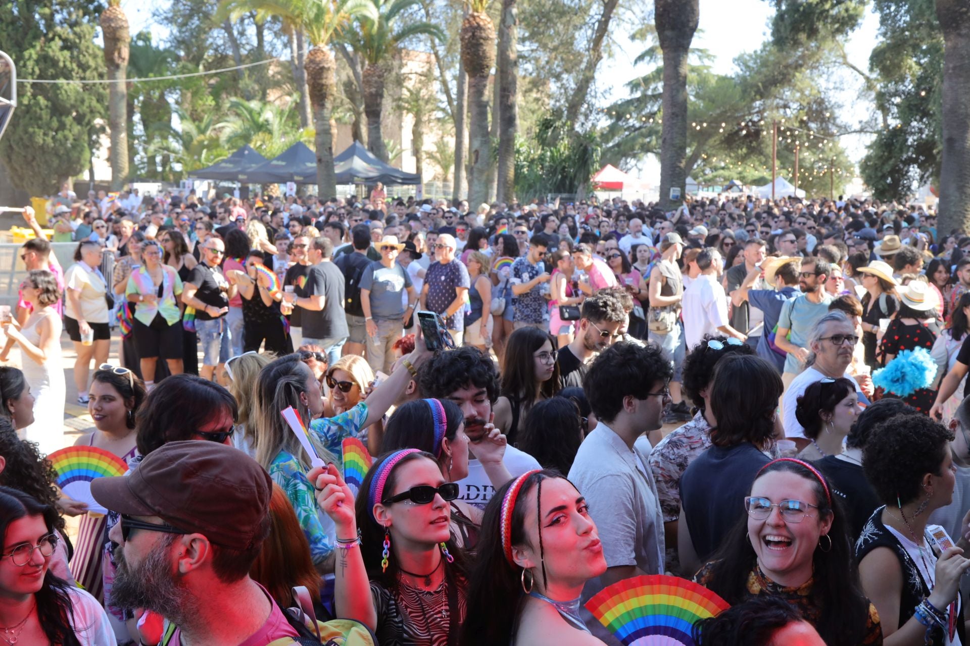 Las mejores imágenes de la fiesta de Los Palomos en Badajoz