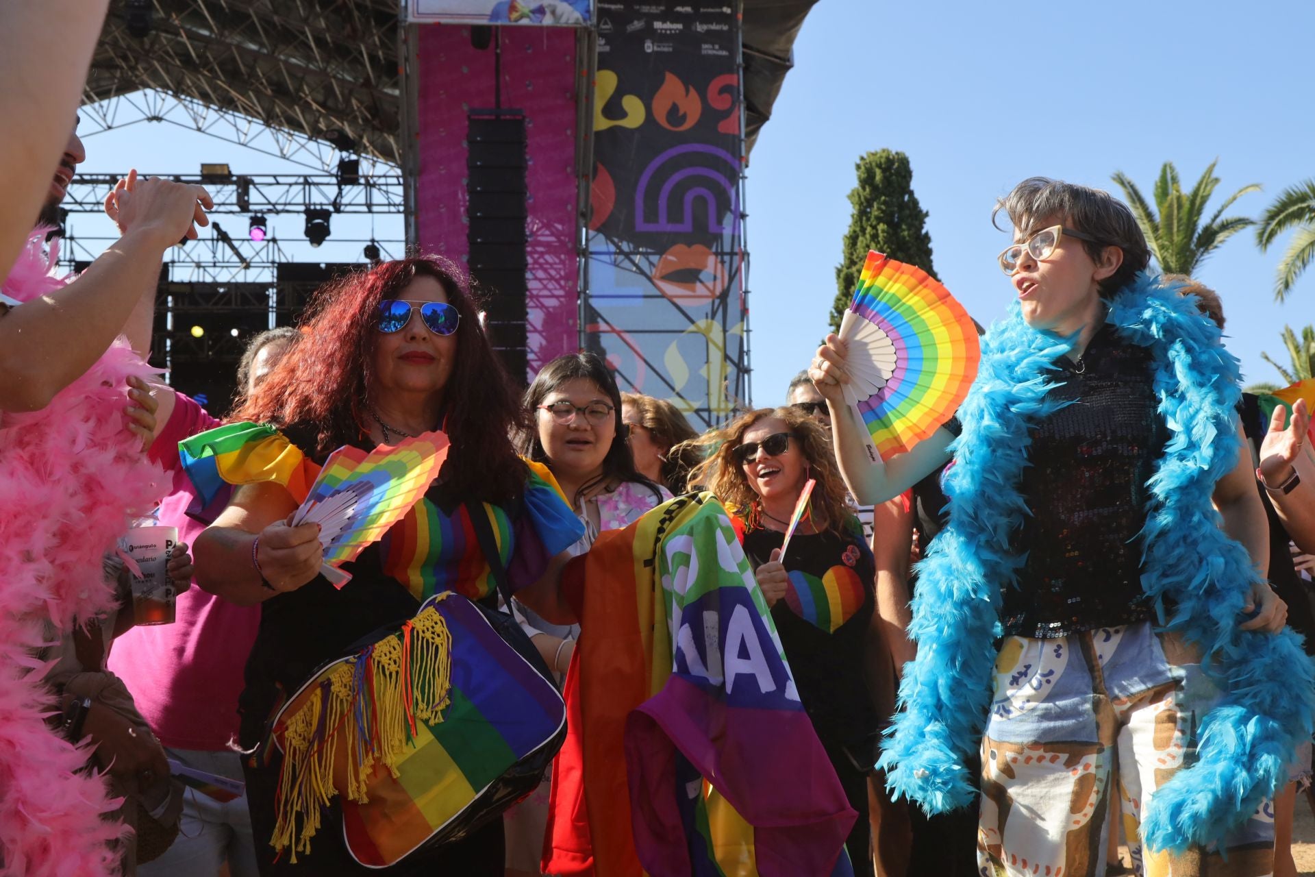 Las mejores imágenes de la fiesta de Los Palomos en Badajoz