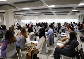 Presentación de los MIR en el Hospital Universitario de Cáceres el pasado año.