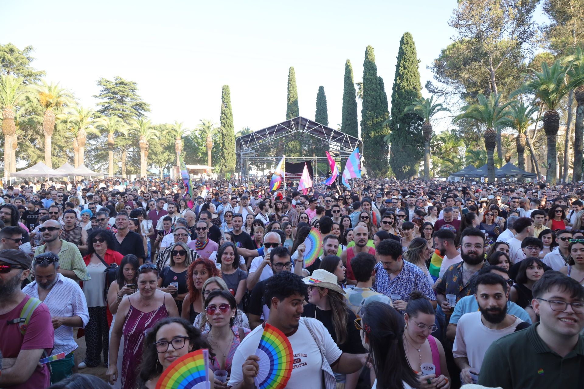 Las mejores imágenes de la fiesta de Los Palomos en Badajoz