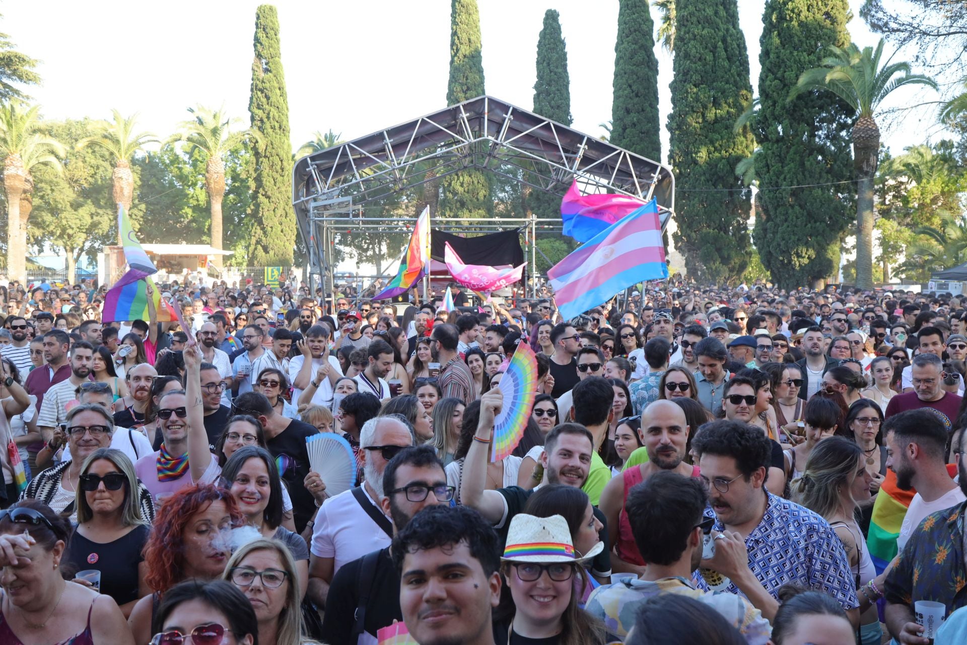 Las mejores imágenes de la fiesta de Los Palomos en Badajoz