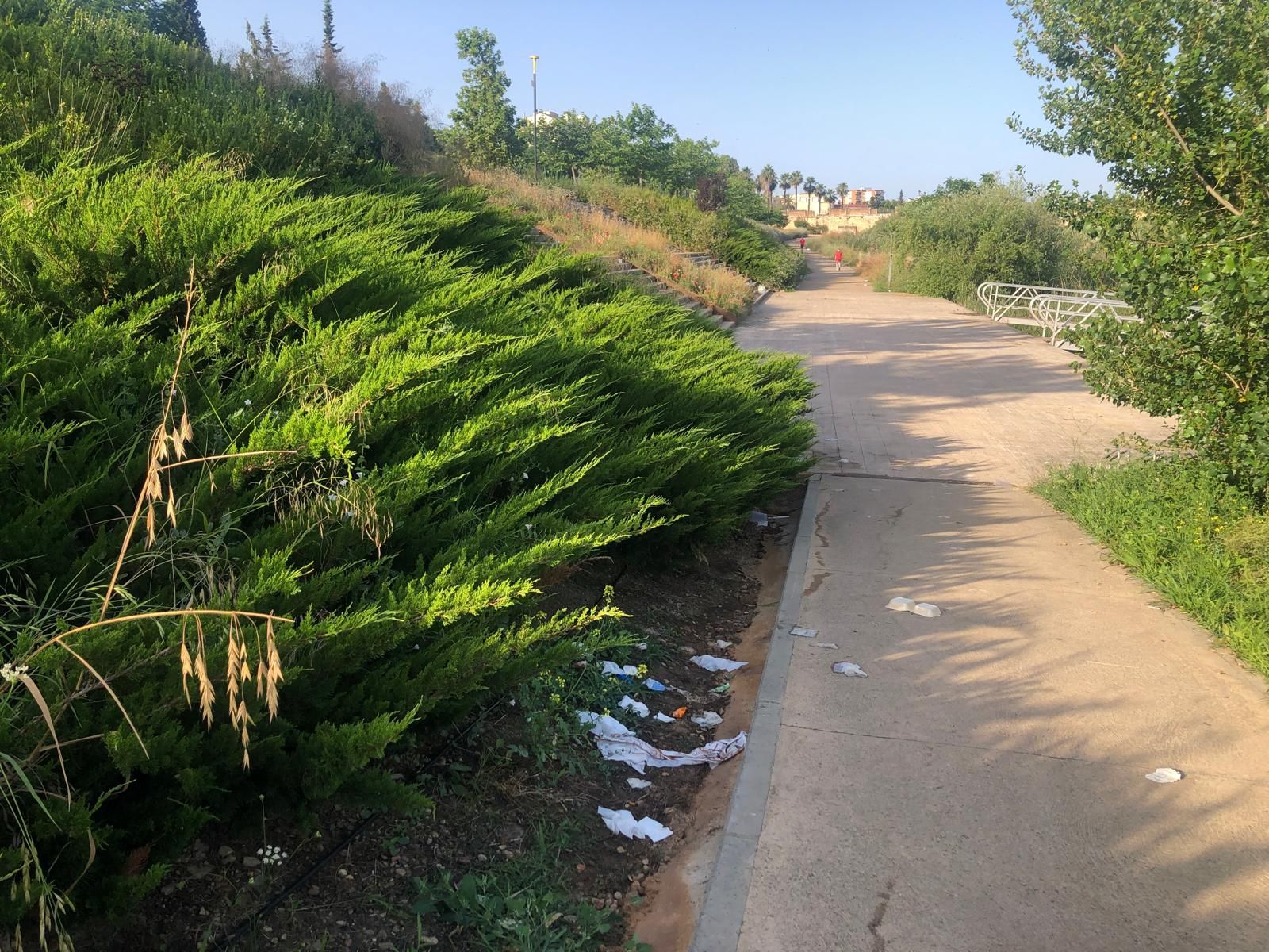 Así amanece el entorno del río Guadiana tras el revuelo de Los Palomos