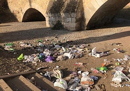 Así amanece el entorno del río Guadiana tras el revuelo de Los Palomos