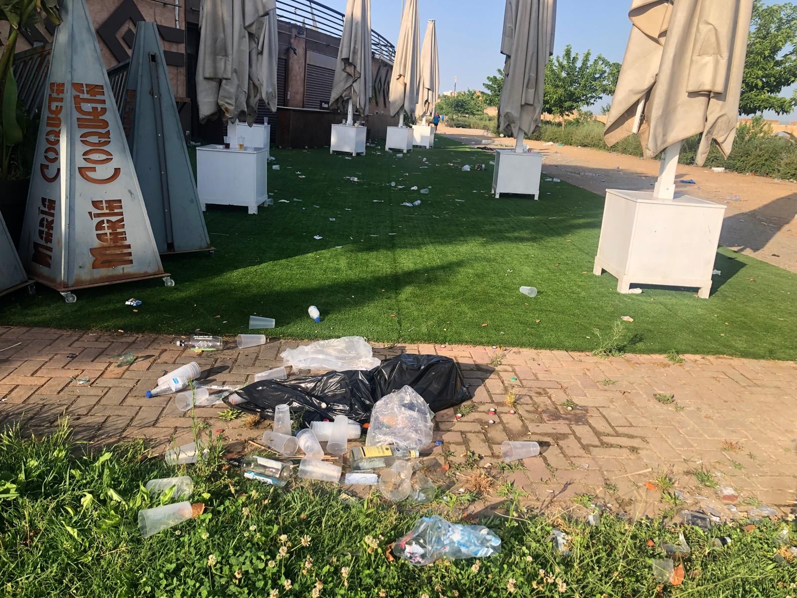 Así amanece el entorno del río Guadiana tras el revuelo de Los Palomos