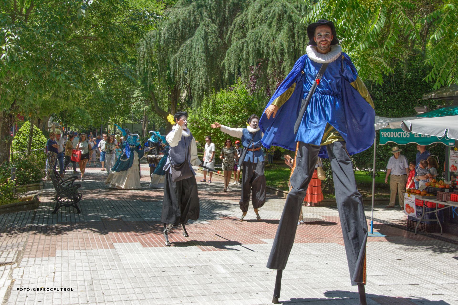 Así ha sido el pasacalles en el marco del Festival de Teatro Clásico de Cáceres