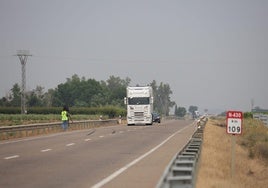 Kilómetro en el que ha ocurrido el accidente mortal este martes.