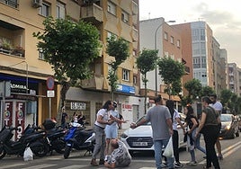 Un coche atropella a un peatón en Ricardo Carapeto