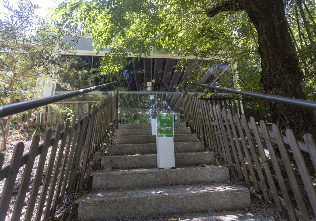Imagen de la Terraza del Príncipe, sin uso y a la búsqueda de nuevo adjudicatario.