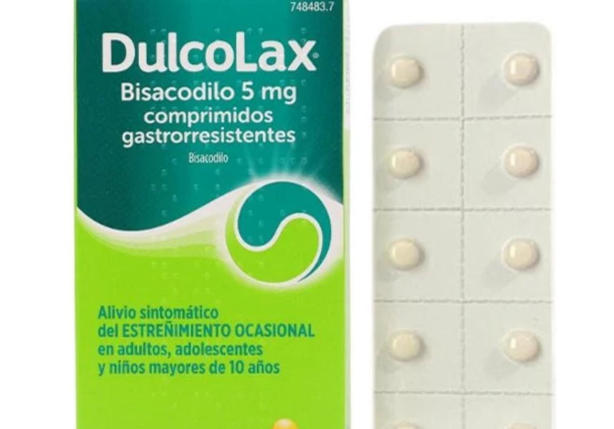 Envase de Dulcolax