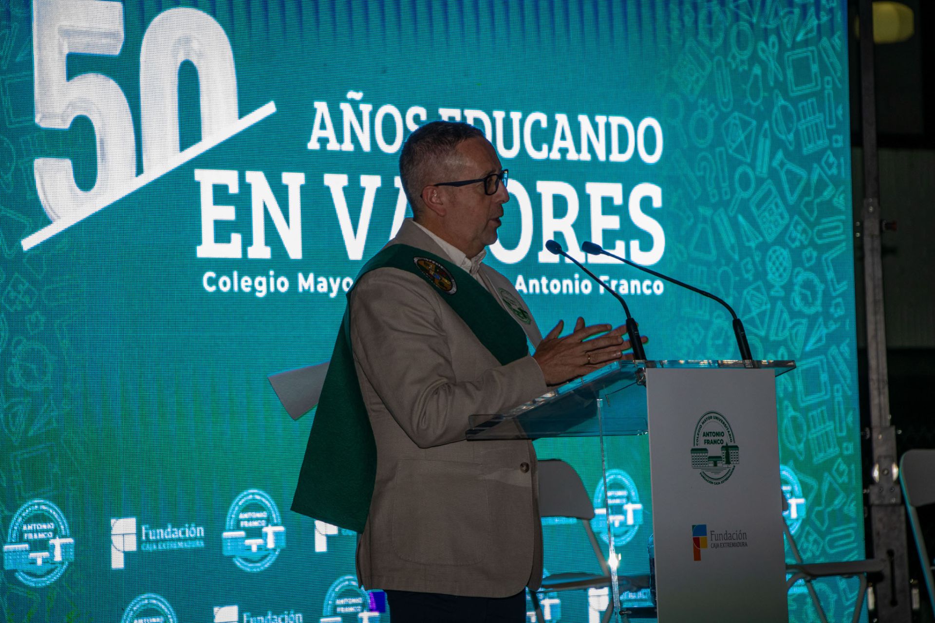 El 50 aniversario del colegio mayor Antonio Franco, en imágenes