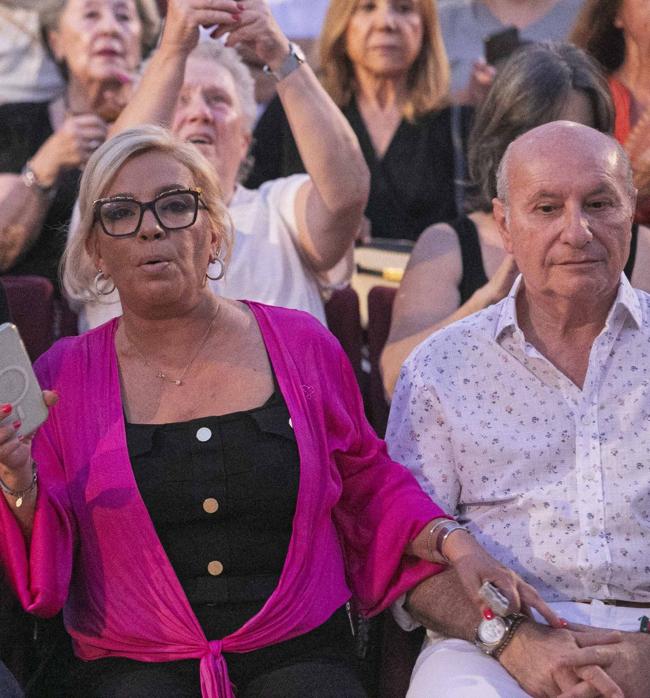 Carmen Borrego entre el público.