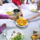 Imagen de archivo de un comedor escolar