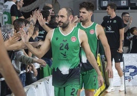 Dani Rodríguez tras el partido del playoff ante el Huesca.