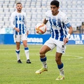 Pedro Pata durante su etapa en el Recreativo de Huelva.