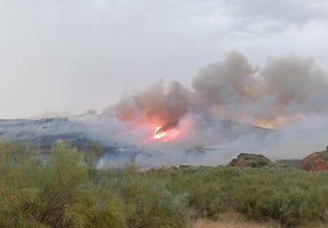 El Infoex ha declarado este jueves el nivel 1 de peligrosidad en tres incendios ya desactivados