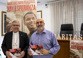 José Rodríguez Carballo y José Manuel Rodríguez Muñoz en la presentación de la memoria de 2024.