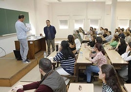 Pruebas en una oposiciones del Ayuntamiento de Cáceres.