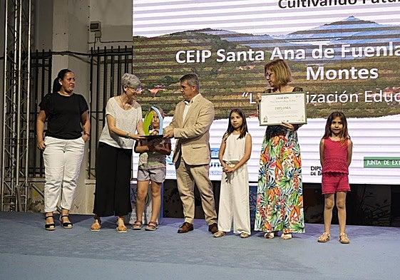 Un momento de la entrega de premios.