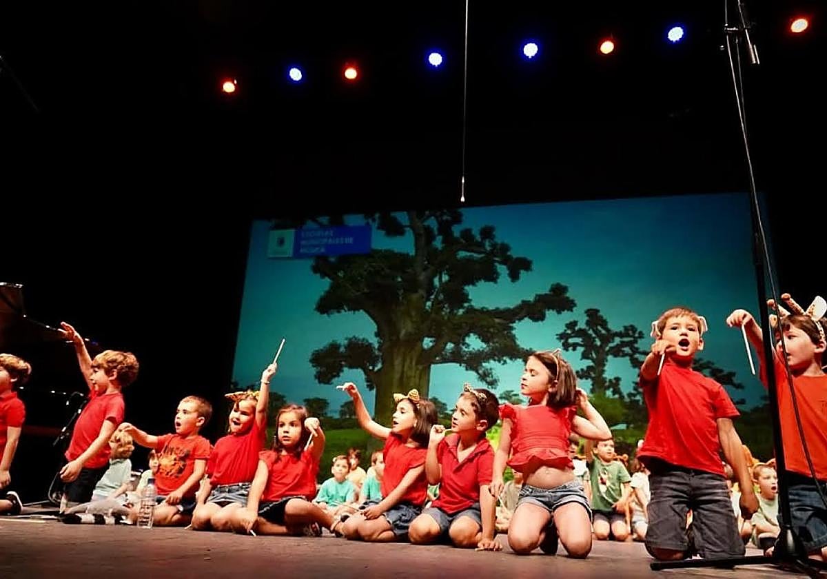 Clausura de las escuelas municipales de Música de Badajoz.