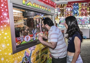 Cinco euros por viaje, el precio más habitual de la Feria de San Juan de Badajoz en 2025