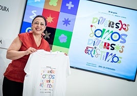 Ara Sánchez, secretaria general de Igualdad y Conciliación, en la presentación de la campaña.