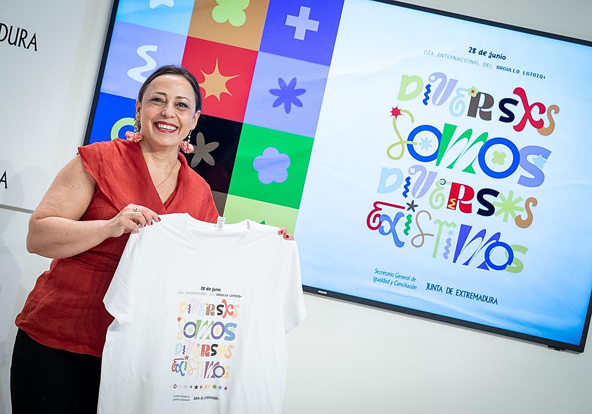 Ara Sánchez, secretaria general de Igualdad y Conciliación, en la presentación de la campaña.
