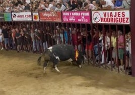 Un momento de los festejos de la madrugada de este martes 24 de junio.