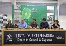 Presentación del Nacional escolar de escalada.
