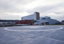 Helipuerto del Hospital Universitario de Cáceres, en funcionamiento desde 2023.