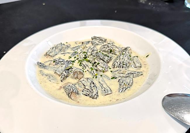 Las colmenillas son el plato estrella de Casa Juan.