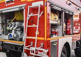 El incendio de un camión obligó a cortar la N-430 a la altura de Fuenlabrada de los Montes
