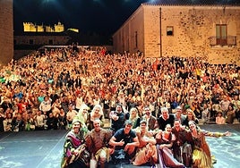 El musical 'Romeo y Julieta' al finalizar la función en Santa María.