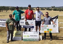 Ganadores de la categoría'hombres'.