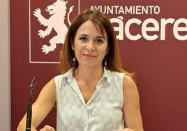 La portavoz del grupo municipal del PSOE, Belén Fernández.