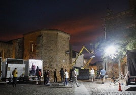 Imagen de archivo del rodaje de 'Juego de Tronos' en la ciudad monumental.